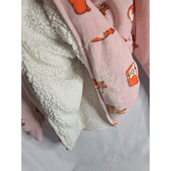 THE OODIE Adult Oversized Hoodie Blanket Fleece Sherpa Corgi Dog Print- ONE SIZE - Picture 12 of 16